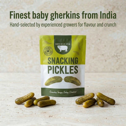 Serious Pig Snacking Pickles