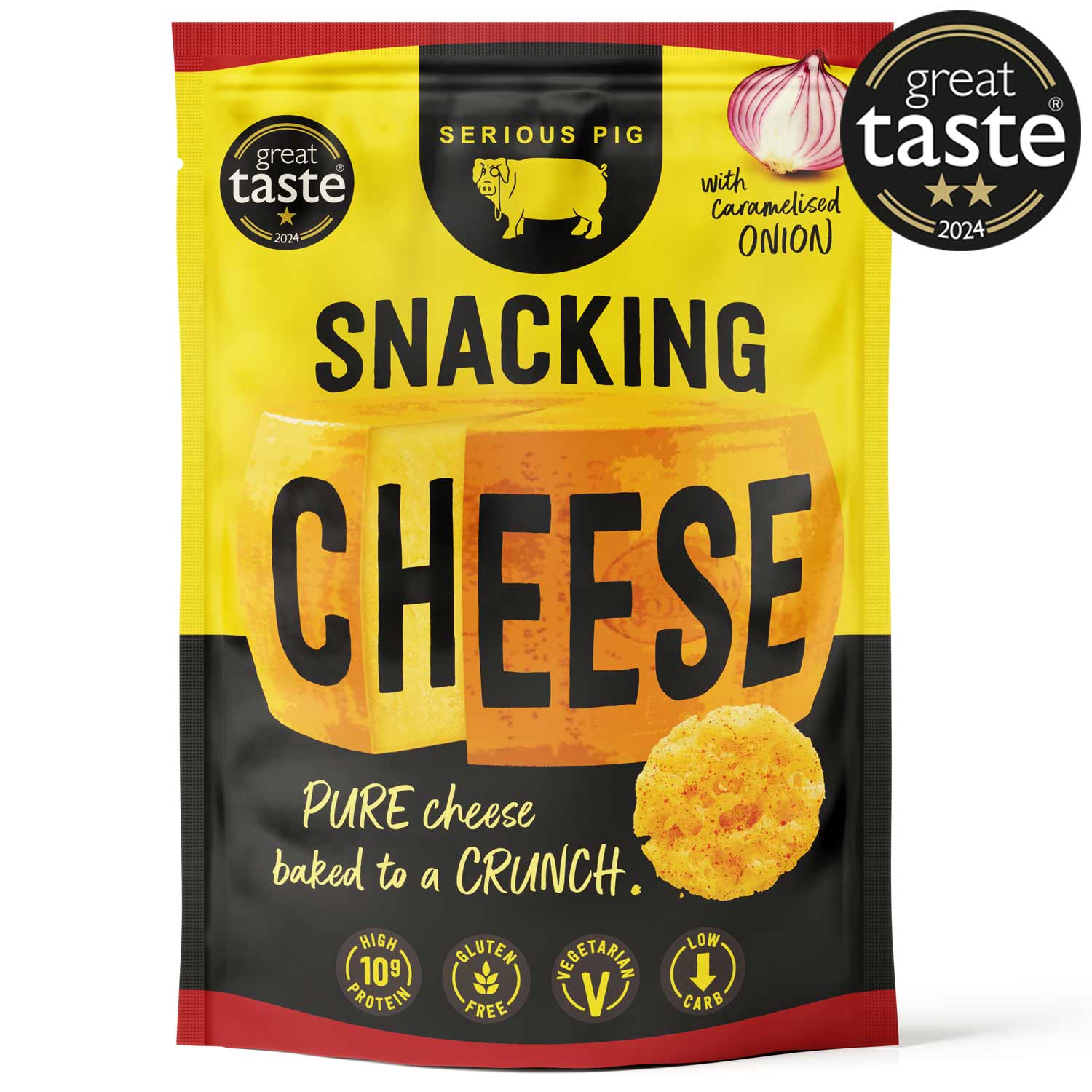 Snacking Cheese with Caramelised Onion (Trade)