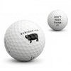 Serious Pig 'Don't Over Think It' Golf Balls (3 Pack)