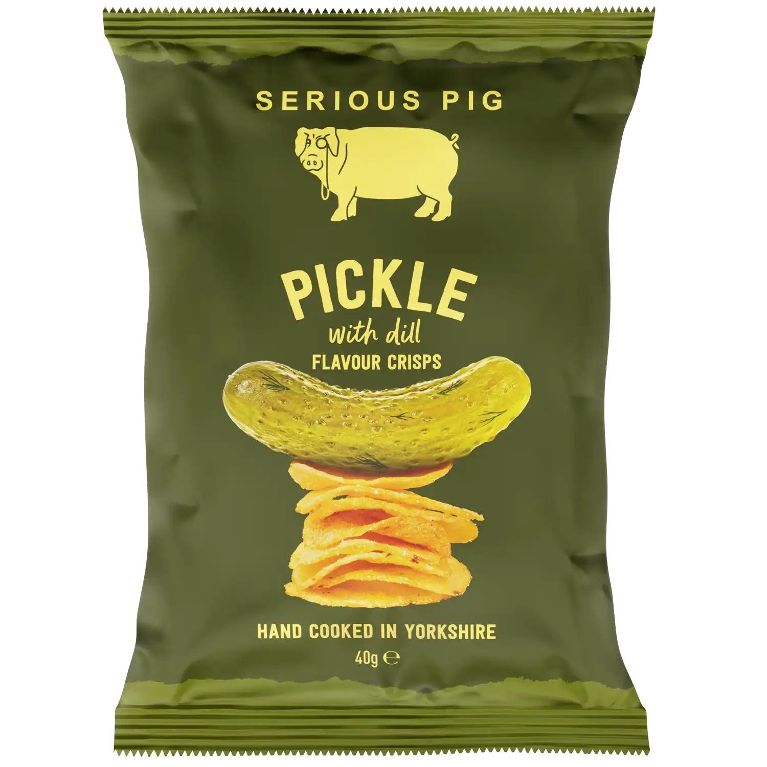 Pickle with Dill Flavour Crisps
