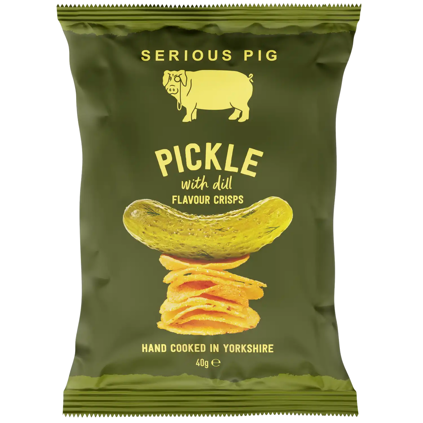Serious Pig Pickle Crisps