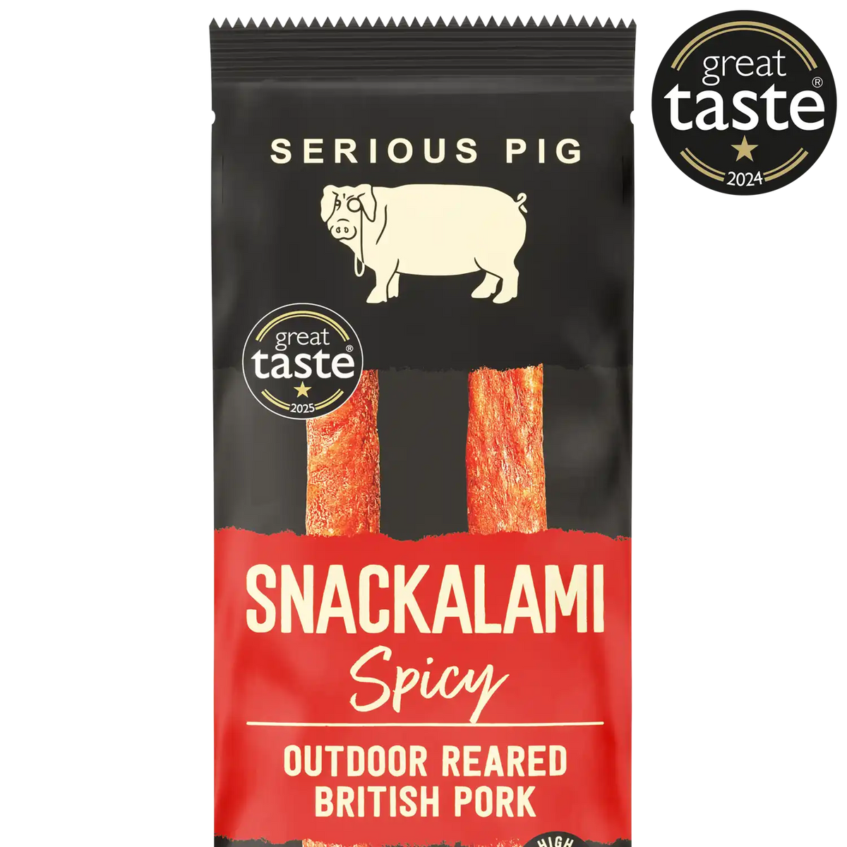 Serious Pig Snackalami Spicy packet