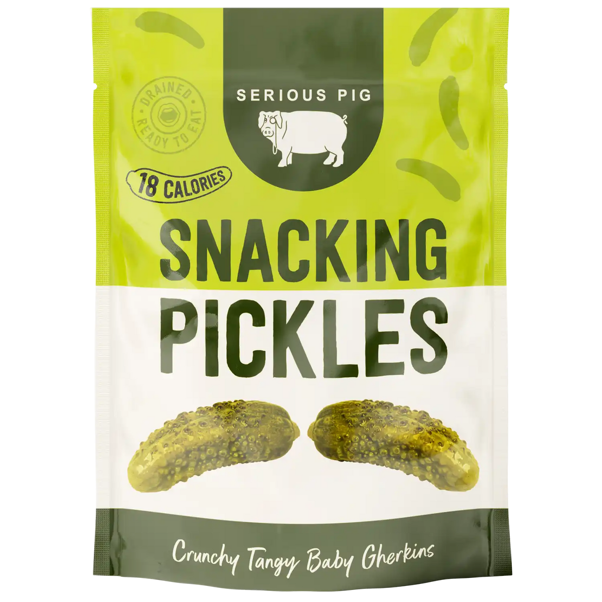 Serious Pig Snacking Pickles