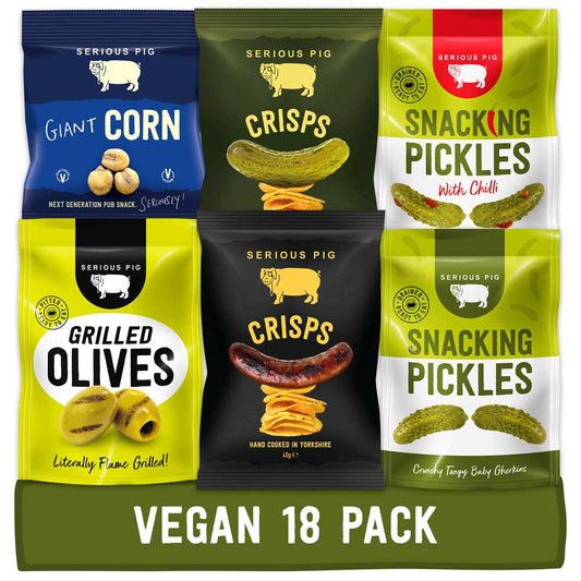 Serious Pig Vegan Snack Selection