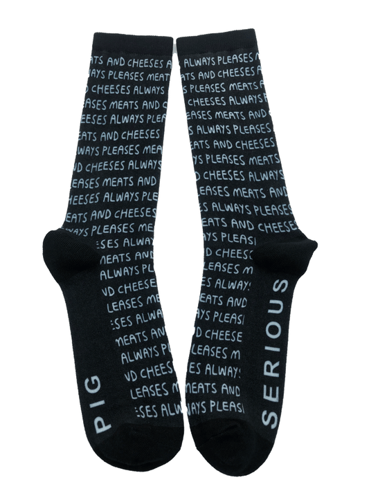 Meats & Cheeses Always Pleases Socks