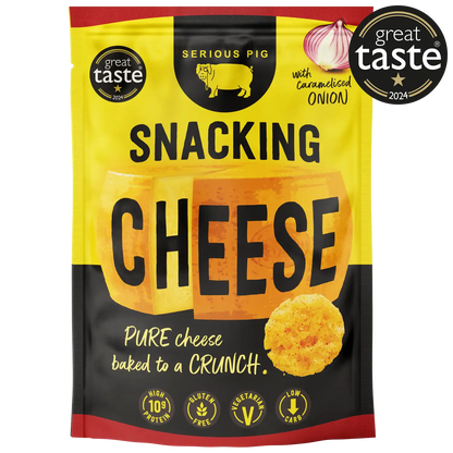 Snacking Cheese with Caramelised Onion