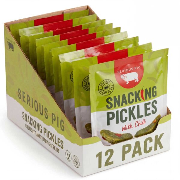 Serious Pig Snacking Pickles