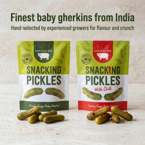 Serious Pig Snacking Pickles