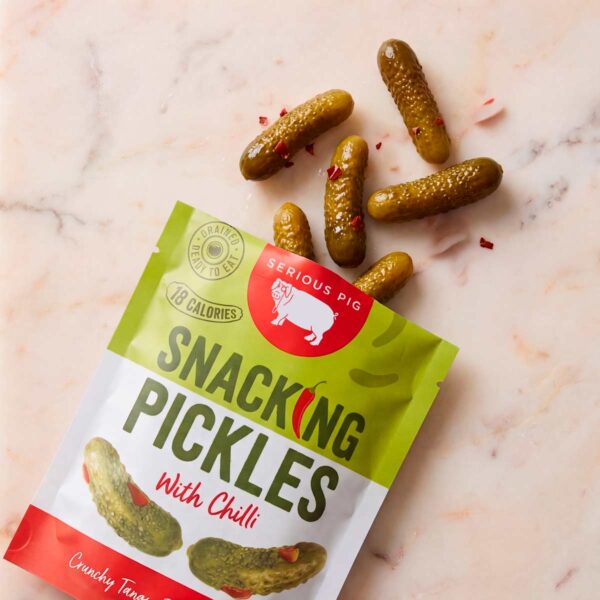 Serious Pig Snacking Pickles