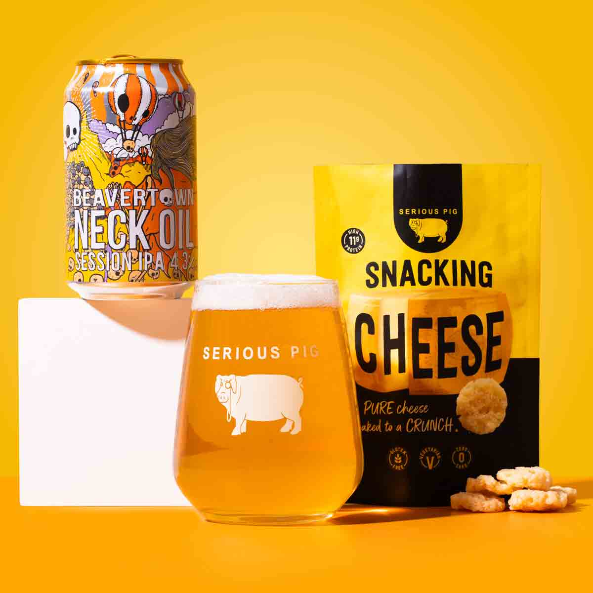Beavertown Beer Hamper With Premium Snacks- Serious Pig